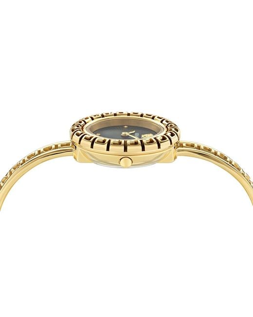 Versace Metallic La Greca Diamond Bracelet Watch
