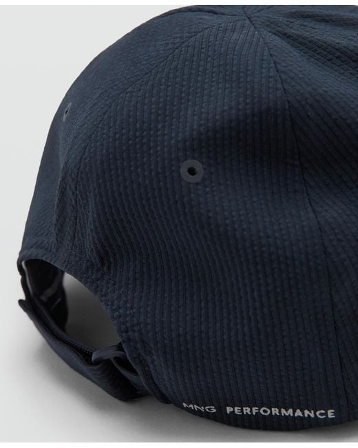 Mango Blue Coolmax Technology Water-repellent Hat for men