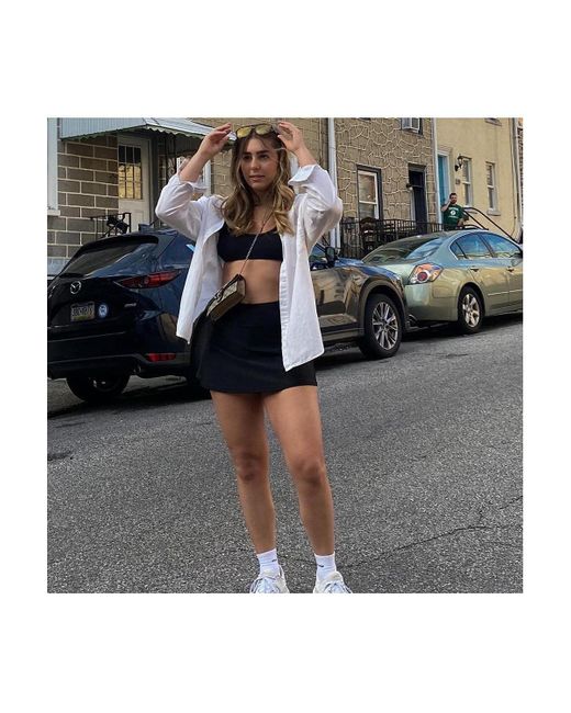 Calypsa Black Short Swim Skort