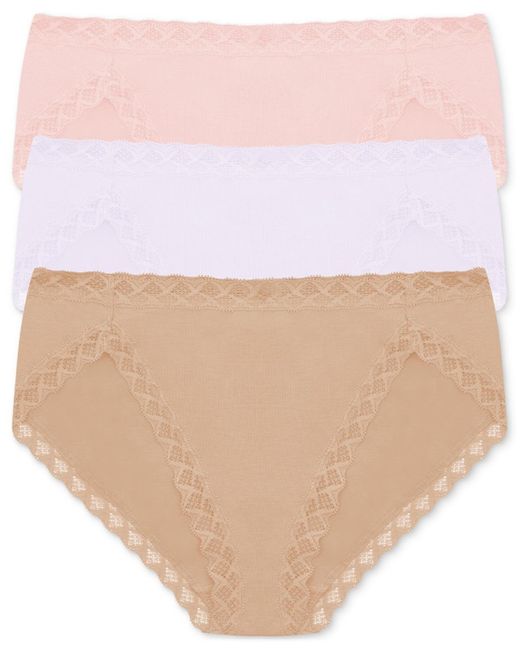 Natori Natural Bliss French Cut Brief Underwear 3-pack 152058mp