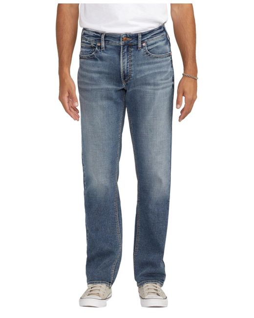 Silver Jeans Co. Grayson Classic Fit Straight Leg Jeans in Blue