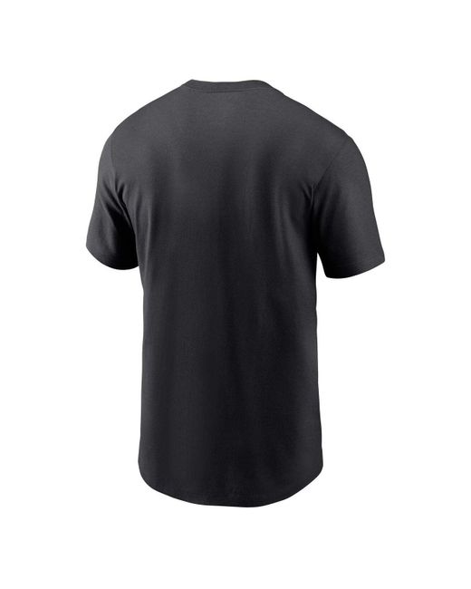 Men's Nike Black Carolina Panthers Logo Essential Legend Performance T-Shirt