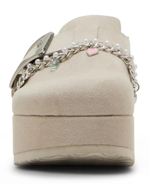 Madden Girl Multicolor Luna Cb Charm Platform Buckle Clogs