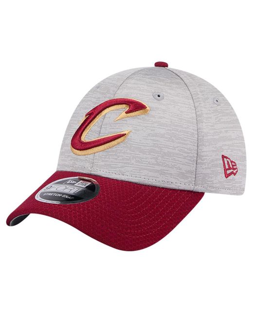 KTZ Red Ay/wine Cleveland Cavaliers Active Digi-tech Two-tone 9forty Adjustable Hat for men