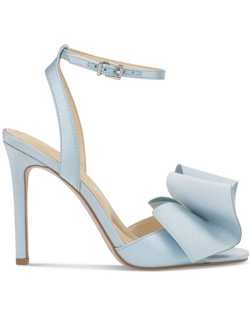 Jessica Simpson Blue Olivine Bow High-heel Stiletto Dress Sandals