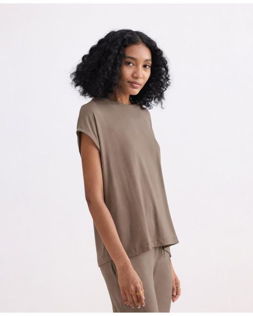 REISTOR Brown Relaxed Tee