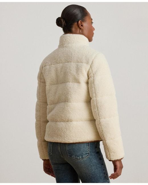 Ralph Lauren Natural Sherpa Jacket