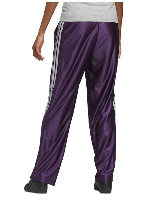 Adidas Purple Shine Full Length Sportswear Pants