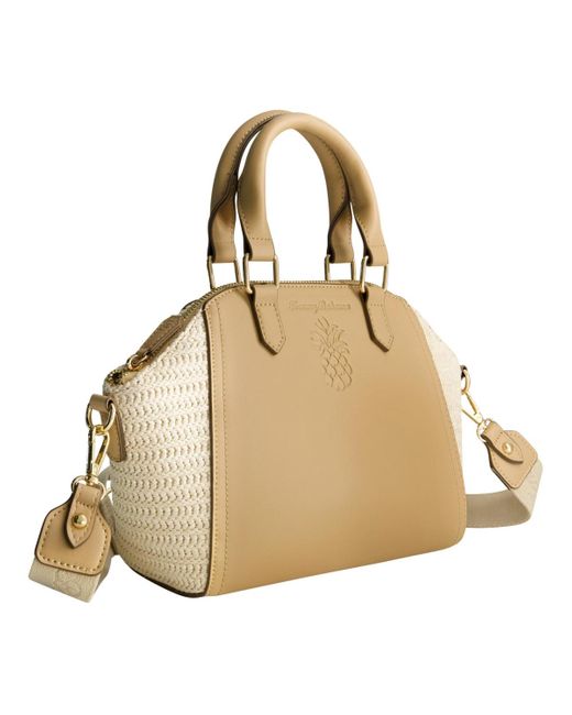 Tommy Bahama Metallic Large Satchel