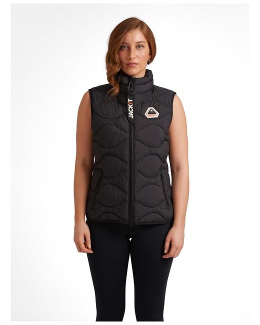 Jacket Black High Neck Gilet Jacket