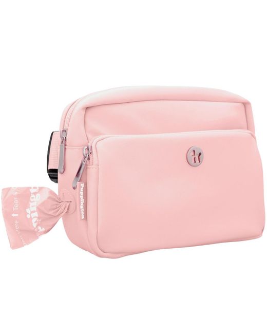 Puppington Pink 3-in-1 Crossbody Dog Walk Bag