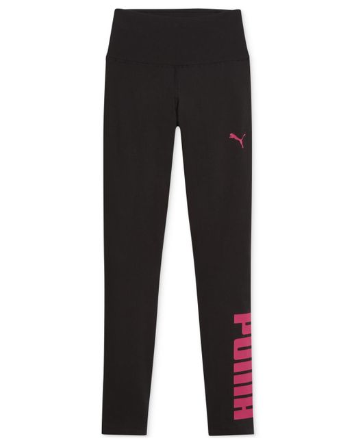 PUMA Black Athletic Graphic Full-length leggings