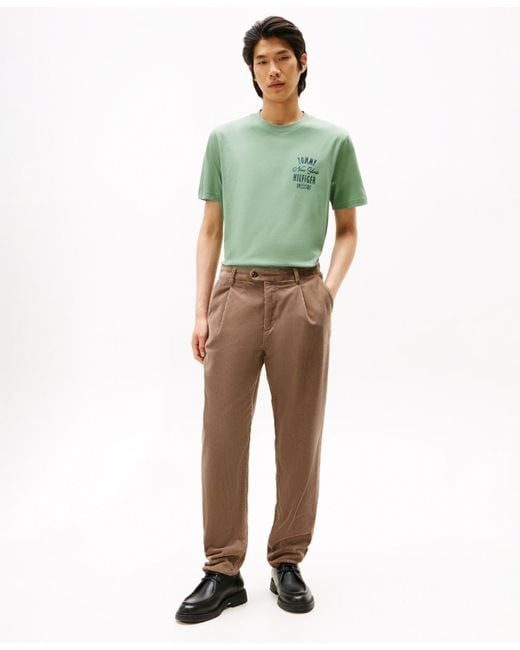 Tommy Hilfiger Green New York Graphic T-shirt for men