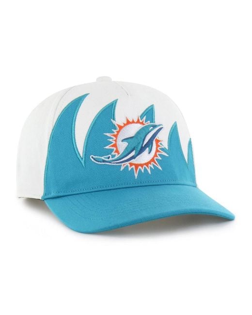 '47 Blue Miami Dolphins jagged Adjustable Baseball Cap for men