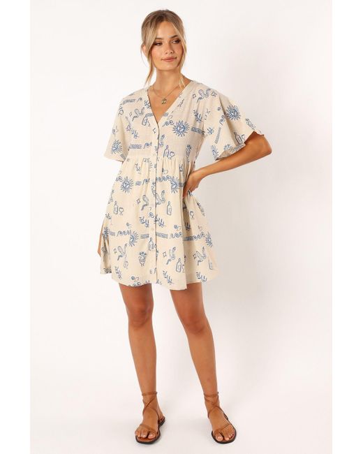 Petal & Pup Natural Elias Mini Dress