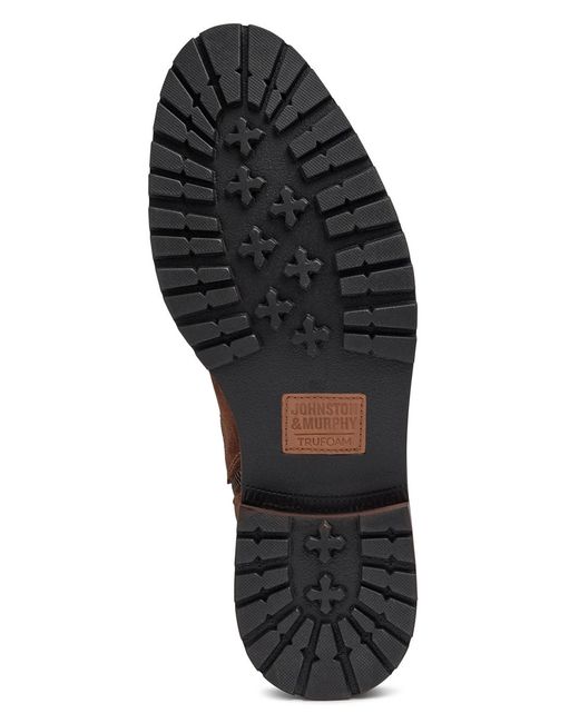 Johnston & Murphy Brown Barrett Zip Boots for men
