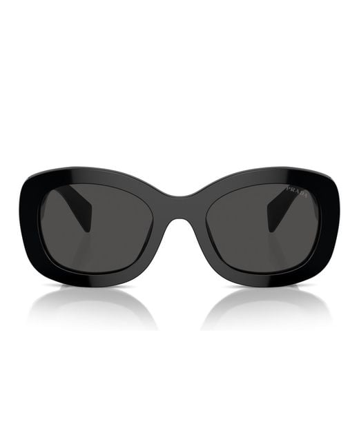 Prada Black Oval Sunglasses