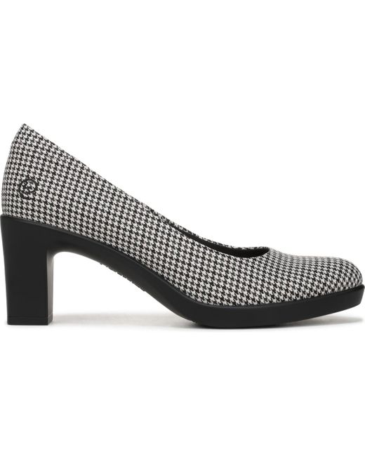 LifeStride Black Elevate Block Heel Dress Pumps