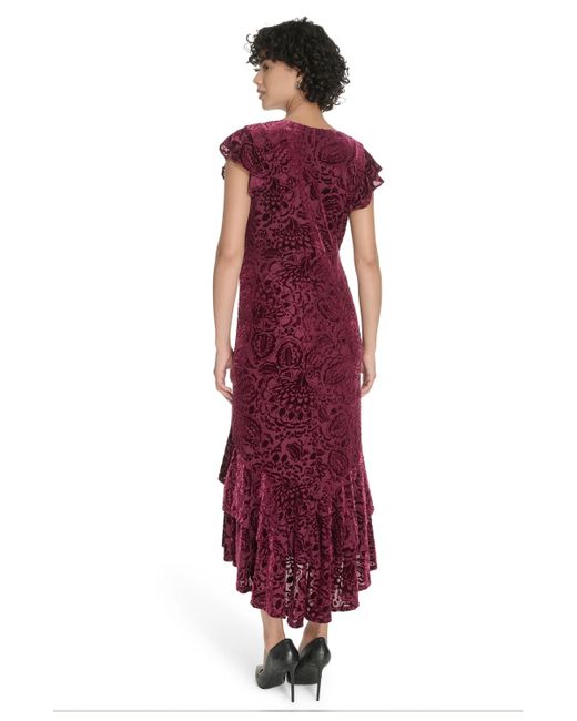 tommy hilfiger red lace dress Tommy Hilfiger Sleeveless Embroidered Eyelet Dress main image 0