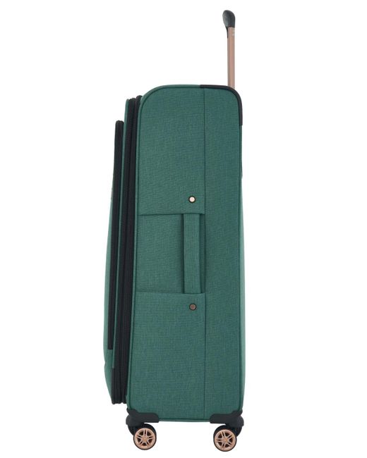 Kensie Green Hudson Expandable Rolling Softside luggage Set