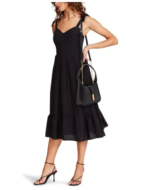 Anne Klein Black Convertible Strap Small Shoulder Bag