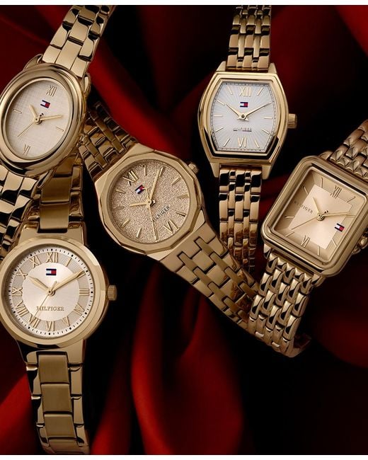 Tommy Hilfiger Metallic Quartz Tone Stainless Steel Bracelet Watch