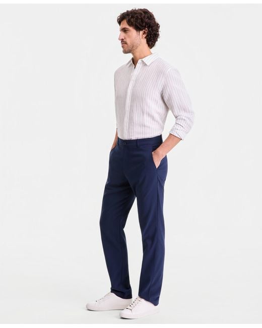 Alfani Blue Tech Pants for men
