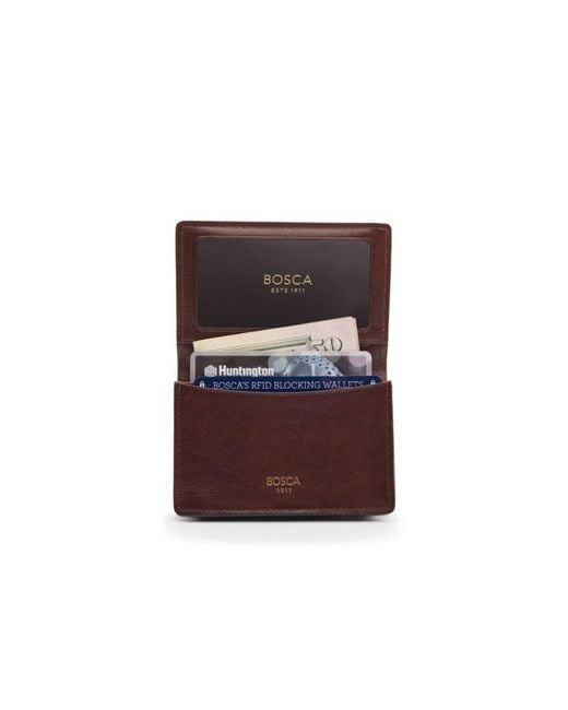 Bosca Red Wallet for men