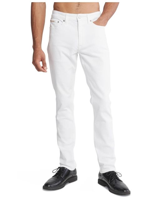 Calvin Klein White Skinny-fit Jeans for men
