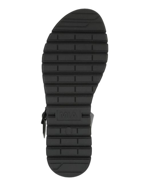 MIA Black Maya Platform Sandals