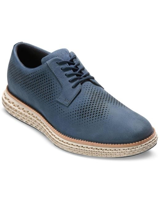 Cole Haan Men's Blue Ã ̃riginalgrand Oxford Dress Sneaker