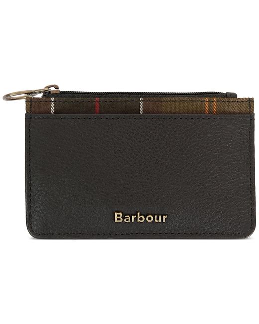 Barbour Laire Leather Rfid Card Holder in Black for Men Lyst