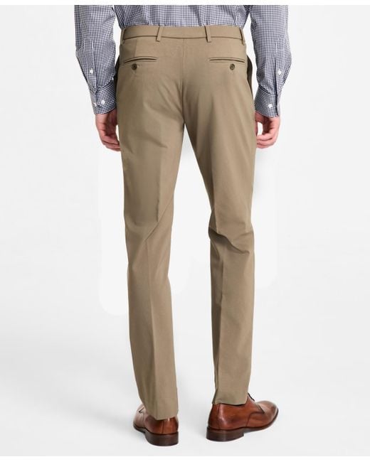 Tommy Hilfiger Blue Modern-fit Solid Dress Pants for men