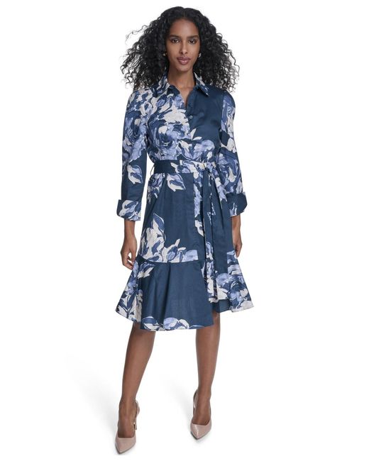 club monaco blue lace dress Ayla Lace-Up Slit Mermaid Glitter Formal Dress