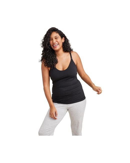 Hatch Collection Black Maternity 24/7 Nursing Tank Top