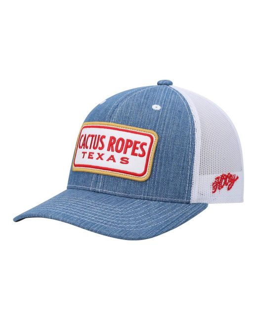 Hooey Cotton Blue Cactus Ropes Snapback Hat for Men Lyst