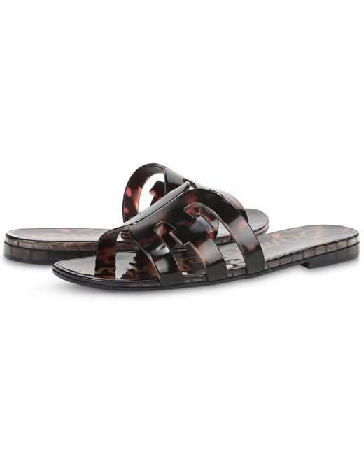 Sam Edelman Brown Bay Jelly Slide Flat Sandals