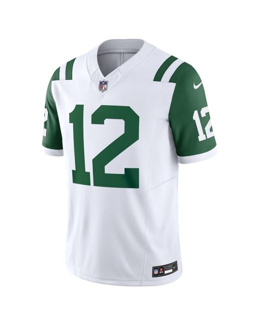 Nike Green Joe Namath New York Jets Classic Alternate Vapor F.u.s.e. Retired Player Limited Jersey for men