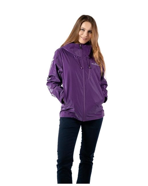 Woodpecker Purple Wind Shell Jacket
