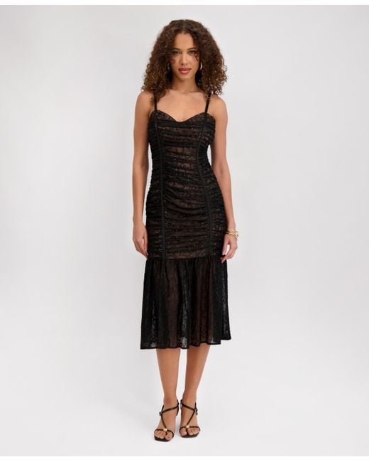 Siena Jewelry Women's Black Lace Sleeveless Midi Dress - www.rajagirimanappuram.com Siena Jewelry Women's Black Lace Sleeveless Midi Dress - www.rajagirimanappuram.com