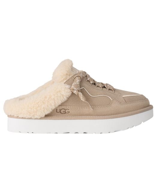 Ugg Natural Lowmel Round Toe Mule Clogs