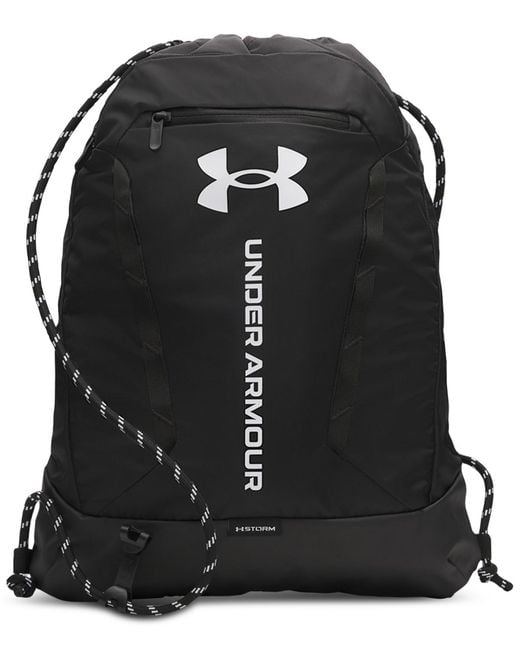 Under Armour Black Logo Hustle Backpack for men