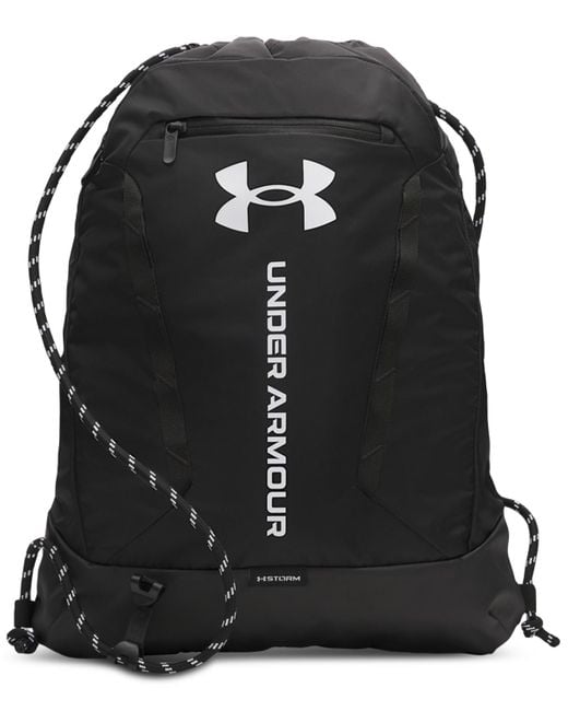 Under Armour Black Logo Hustle Backpack for men