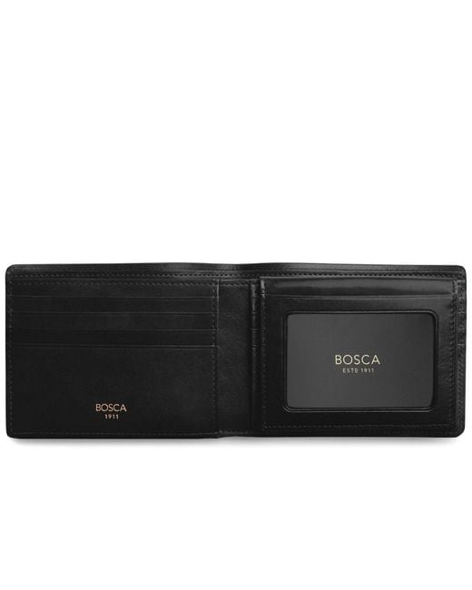 Bosca Black Wallet for men