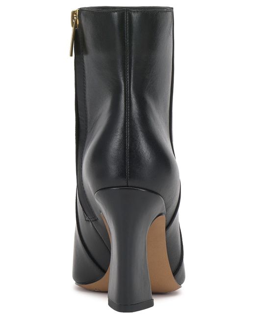 Vince Camuto Black Bayla Flare-heel Dress Booties