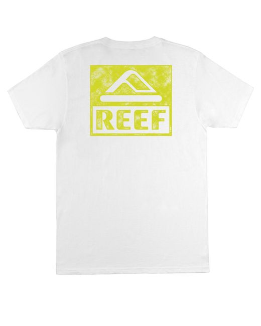 Reef White Wellie Too Short Sleeve T-shirt for men