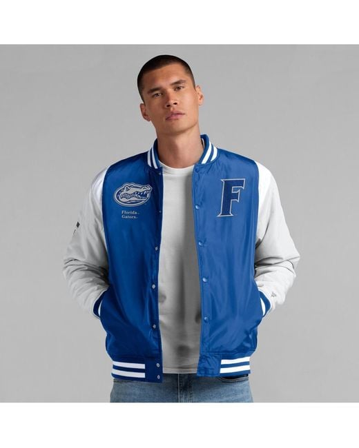 Fanatics Blue Florida Gators Elementsâ Elite Full-snap Jacket