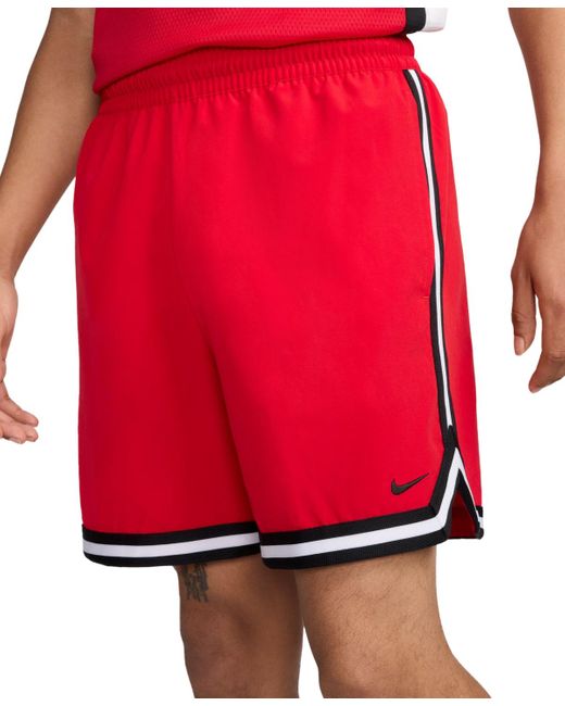 Nike Red Woven Basketball Shorts for men