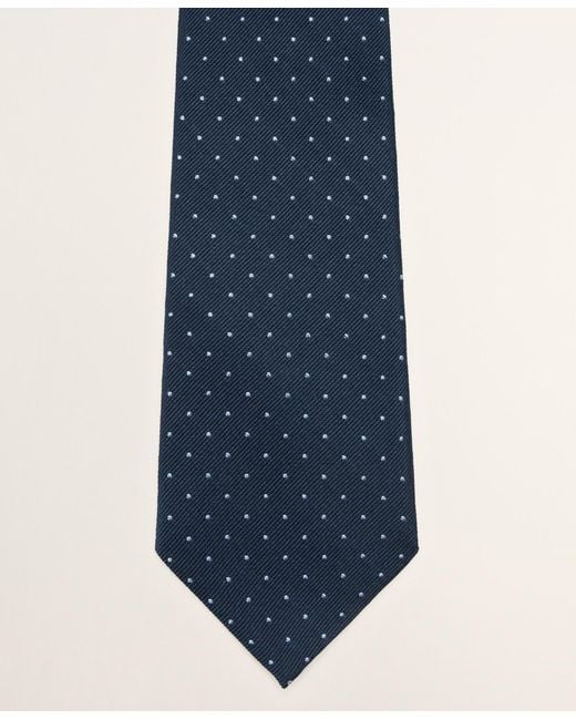 Mango Blue Silk Patterned Tie for men