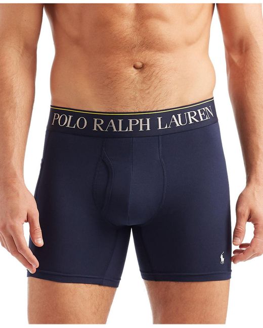 Polo Ralph Lauren Synthetic 4d Flex Cooling Microfiber Pocket Boxer ...